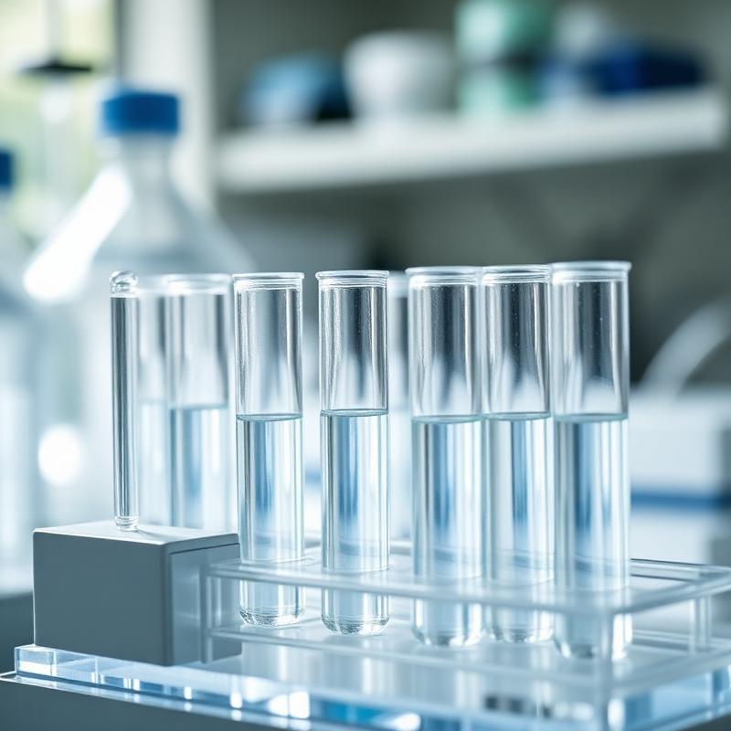 Water quality testing in a laboratory